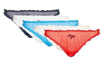 Tommy Hilfiger 5 PACK - chiloți pentru femei Bikini UW0UW04325-0V5 S