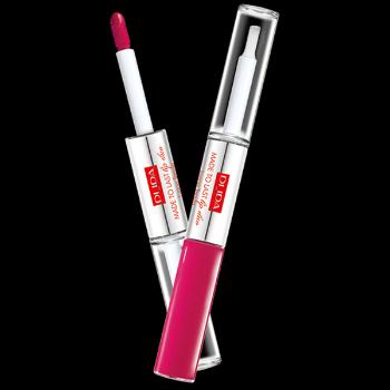 PUPA Milano Ruj lichid cu persistenșă îndelungată (Made To Last Lip Duo (Liquid Lip Colour) 2 x 4 ml 004 Geranium Fuchsia