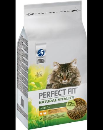 PERFECT FIT Natural Vitality Hrana uscata pentru pisici adulte, cu pui si curcan 6 kg