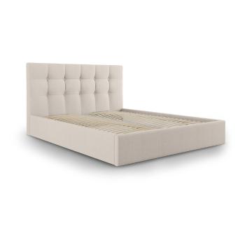 Pat dublu Mazzini Beds Nerin, 160 x 200 cm, bej