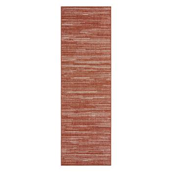 Covor de exterior roșu de tip traversă 250x80 cm Gemini - Elle Decoration