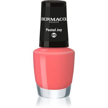 Dermacol Mini lac de unghii culoare 05 Pastel Joy 5 ml