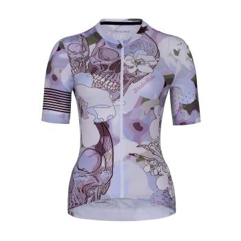 
                 HOLOKOLO Tricou de ciclism cu mânecă scurtă - CONFIDENT ELITE LADY - mov/alb 
            