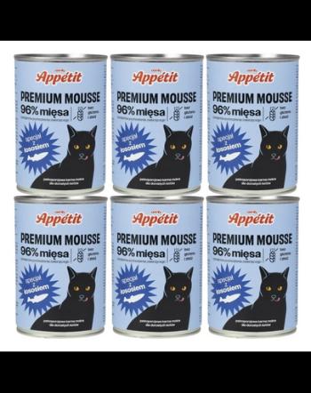 COMFY PREMIUM Mousse de somon pentru pisici 6x400 g