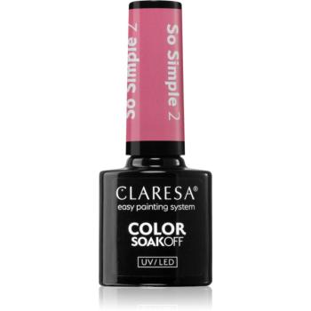 Claresa SoakOff UV/LED Color So Simple lac de unghii sub forma de gel culoare 2 5 g