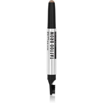 Maybelline Tattoo Brow Lift Stick creion pentru sprancene cu pensula culoare 01 Blonde 1 g