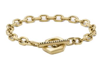 Armani Exchange Brățară frumoasă pentru bărbați placată cu aur AXG0104710