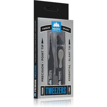 Pacific Shaving Premium Tweezers penseta 2 buc