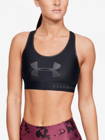 Under Armour Armour Mid Keyhole Graphic Sutien Negru