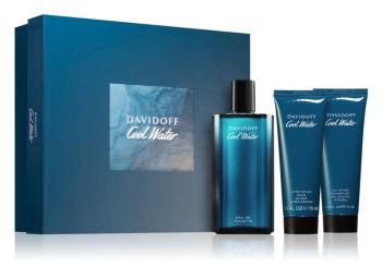 Davidoff Cool Water Man - EDT 125 ml + gel de dus 75 ml + balsam după ras 75 ml