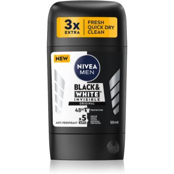 Nivea Men Black & White Invisible Original antiperspirant puternic pentru barbati 50 ml