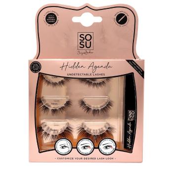 SOSU Cosmetics Gene false 12-16 mm Hidden Agenda (Undetectable Lashes)