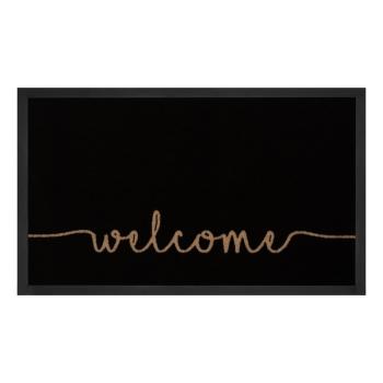 Covoraș intrare Hanse Home Cozy Welcome 45x75 cm, negru