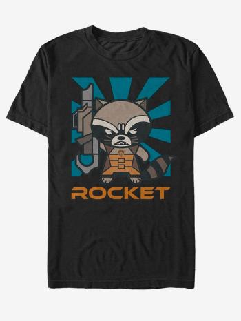 ZOOT.Fan Marvel Rocket Strážci Galaxie Tricou Negru