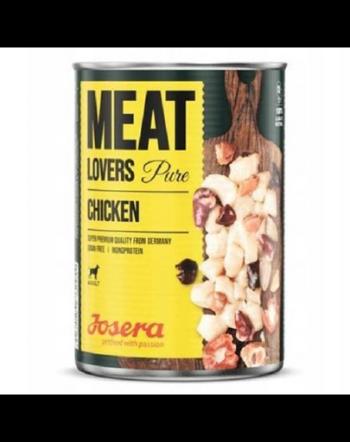 JOSERA Meatlovers pure Hrana umeda pentru caini, cu pui 800g