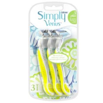 Gillette Single Venus 3 Plus galben 3pcs