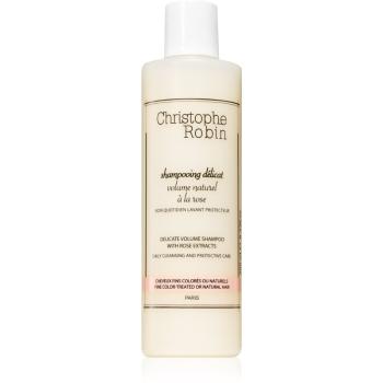 Christophe Robin Delicate Volumizing Shampoo with Rose Extracts șampon cu efect de volum pentru părul fin 250 ml