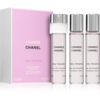 Chanel Chance Eau Tendre Eau de Toilette pentru femei 3x20 ml