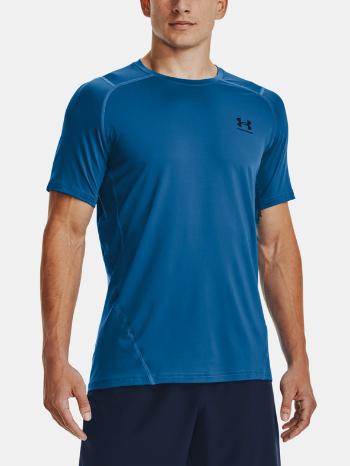 Under Armour UA HG Armour Fitted Tricou Albastru