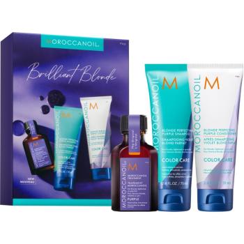 Moroccanoil Brilliant Blonde set (pentru par blond)