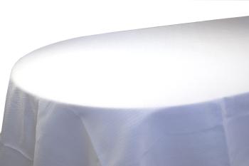 Fata de masa damasc - alba - Mărimea 150x300 cm