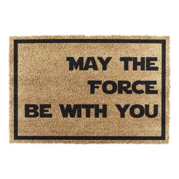 Covoraș de intrare din fibre de nucă de cocos 40x60 cm May the Force Be With Your – Artsy Doormats