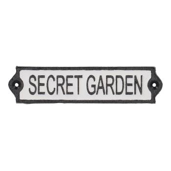 Semn din fontă 21x5 cm Secret Garden – Esschert Design