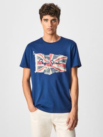 Pepe Jeans Flag Tricou Albastru