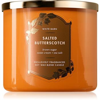 Bath & Body Works Salted Butterscotch lumânare parfumată 411 g