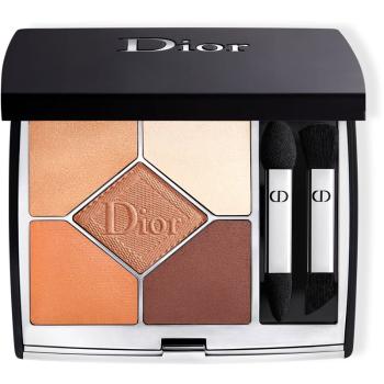 DIOR Diorshow 5 Couleurs Couture Velvet Limited Edition paletă cu farduri de ochi culoare 629 Coral Paisley 7 g