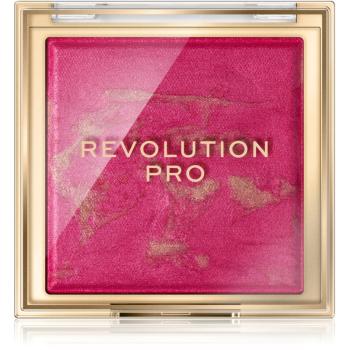 Revolution PRO Lustre blush cu efect iluminator culoare Coral 11 g