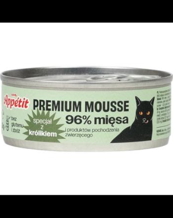 COMFY APPETIT PREMIUM Mousse set hrana pisici 12x85 g cu iepure