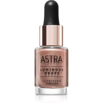 Astra Make-up Luminous Drops iluminator lichid culoare 03 Martian Dew 15 ml