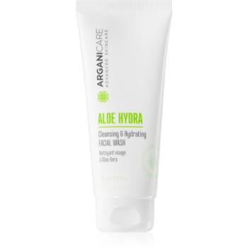 Arganicare Aloe Hydra Facial Wash dispozitiv de curatare a fetei 100 ml