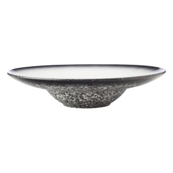 Farfurie servire din ceramică Maxwell & Williams Caviar, ø 28 cm, alb - negru