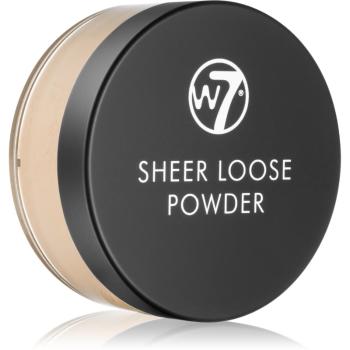 W7 Cosmetics Sheer Loose pudra pulbere matifianta culoare Natural Beige 16 g