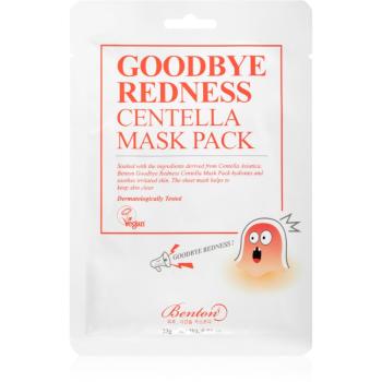 Benton Goodbye Redness Centella mască textilă calmantă pentru ten acneic 10 buc