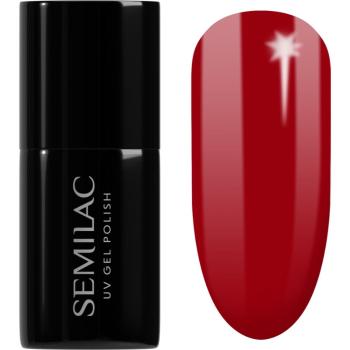 Semilac UV Hybrid Valentines lac de unghii sub forma de gel culoare 345 Gorgeous Red 7 ml