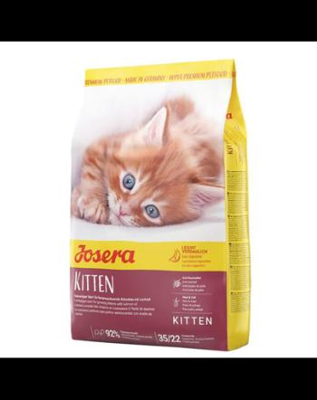 JOSERA Kitten hrana uscata pentru pisoi, femele gestante sau care alapteaza 10 kg + 2 plicuri hrana umeda GRATIS