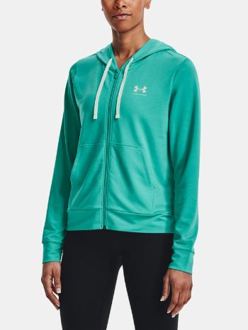 Under Armour Rival Terry FZ Hoodie Hanorac Verde