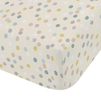 Cearceaf pentru copii din flanelă cu elastic 70x140 cm Balloons Spot – Bianca