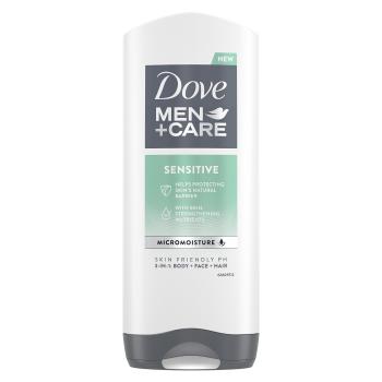 Dove Gel de duș pentru bărbați pentru corp, față si păr Men+Care Sensitive (3 in 1 Shower Gel) 250 ml