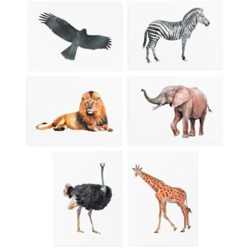 TATTonMe Temporary Tattoos Set Animals tatuaj pentru copii 3 y+ 6 buc