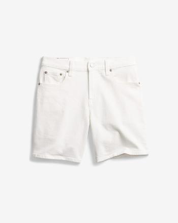 GAP 5" Mid Rise Denim Pantaloni scurți Alb