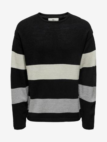 ONLY & SONS Jan Pulover Negru