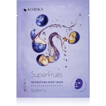 KORIKA SuperFruits mască compresă hidratantă Blueberry 25 g