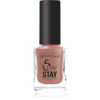 Dermacol 5 Day Stay lac de unghii cu rezistenta indelungata culoare 33 Caffeine Free 11 ml