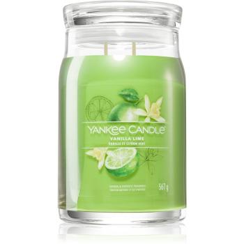 Yankee Candle Vanilla Lime lumânare parfumată Signature 567 g