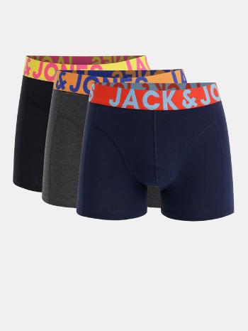 Jack & Jones Boxeri, 3 bucăți Negru