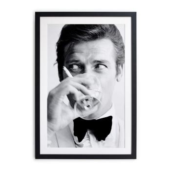 Poster cu ramă Little Nice Things James Bond, 40 x 30 cm